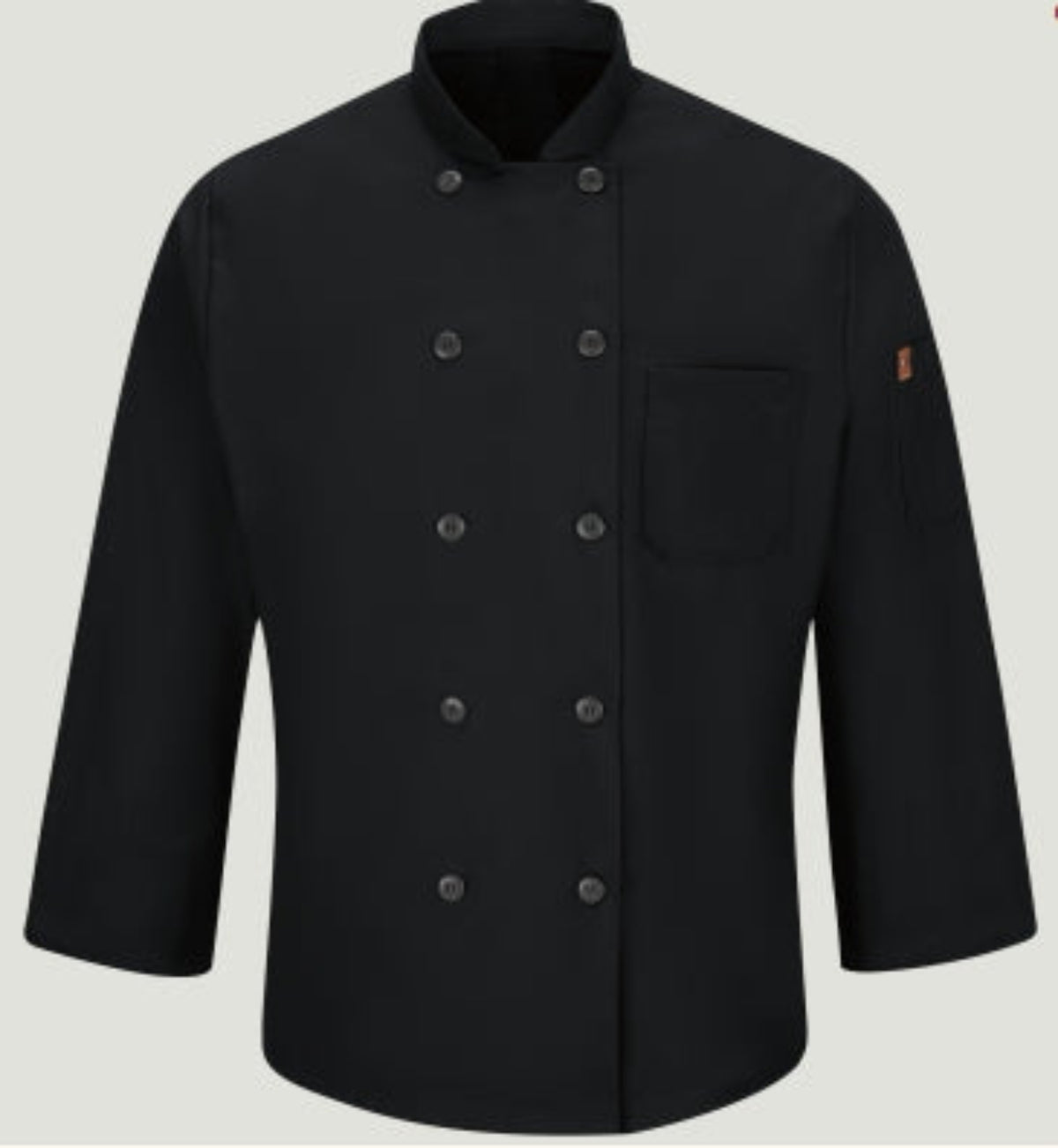 Red Kap Men&#39;s Oilblok + Mimix Button-Up Chef Coat - Work World - Workwear, Work Boots, Safety Gear