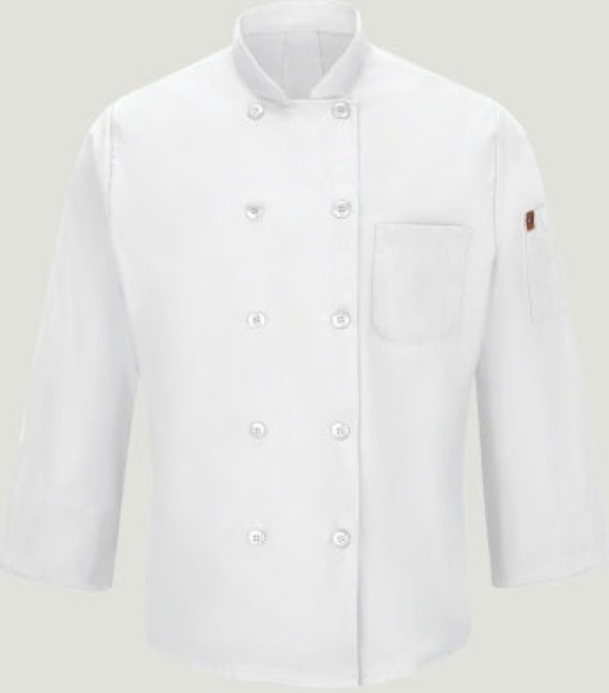 Red Kap Men&#39;s Oilblok + Mimix Button-Up Chef Coat - Work World - Workwear, Work Boots, Safety Gear