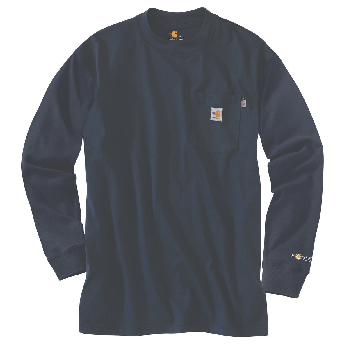 Carhartt Men&#39;s Flame Resistant Force Long Sleeve T-Shirt - Work World - Workwear, Work Boots, Safety Gear