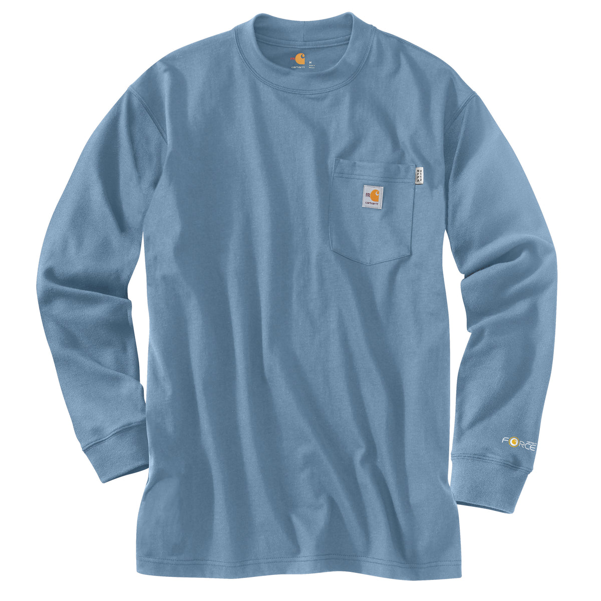 Carhartt Men&#39;s Flame Resistant Force Long Sleeve T-Shirt - Work World - Workwear, Work Boots, Safety Gear