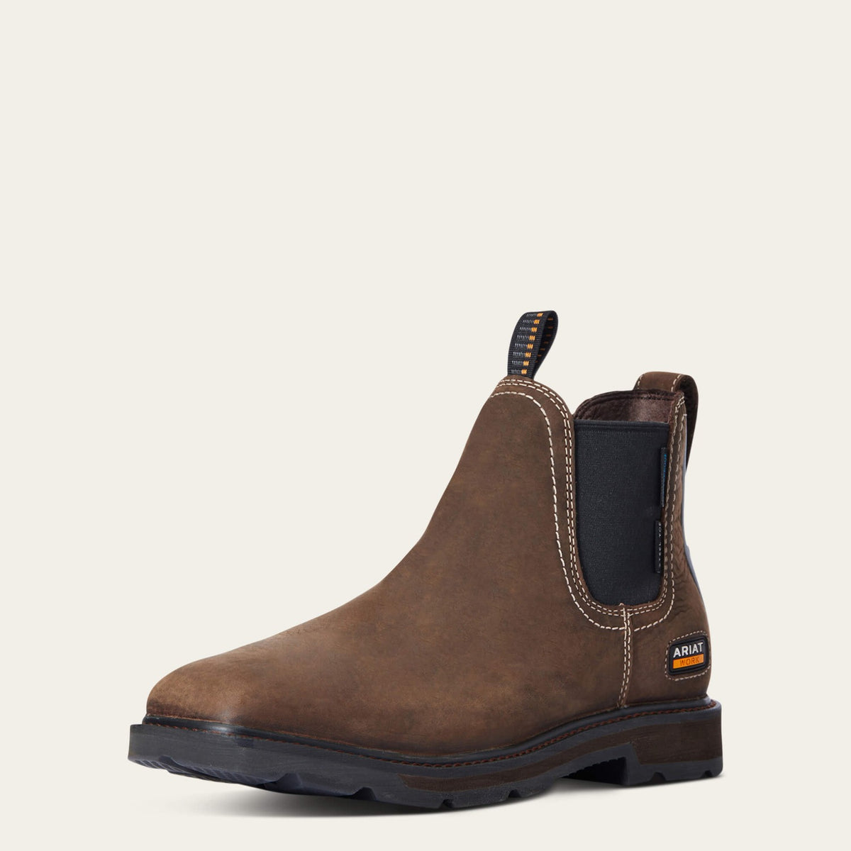 Ariat Men&#39;s Groundbreaker H2O 5&quot; Waterproof EH Steel Toe Chelsea Boot - Work World - Workwear, Work Boots, Safety Gear