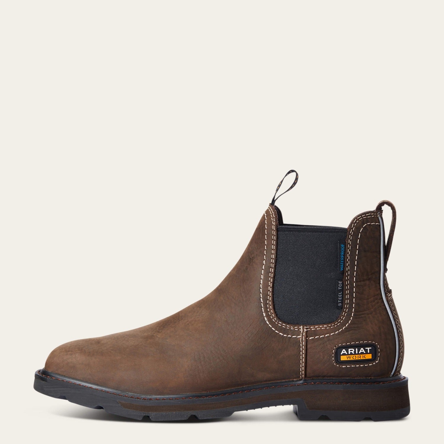 Ariat Men's Groundbreaker H2O 5" Waterproof EH Steel Toe Chelsea Boot - Work World - Workwear, Work Boots, Safety Gear