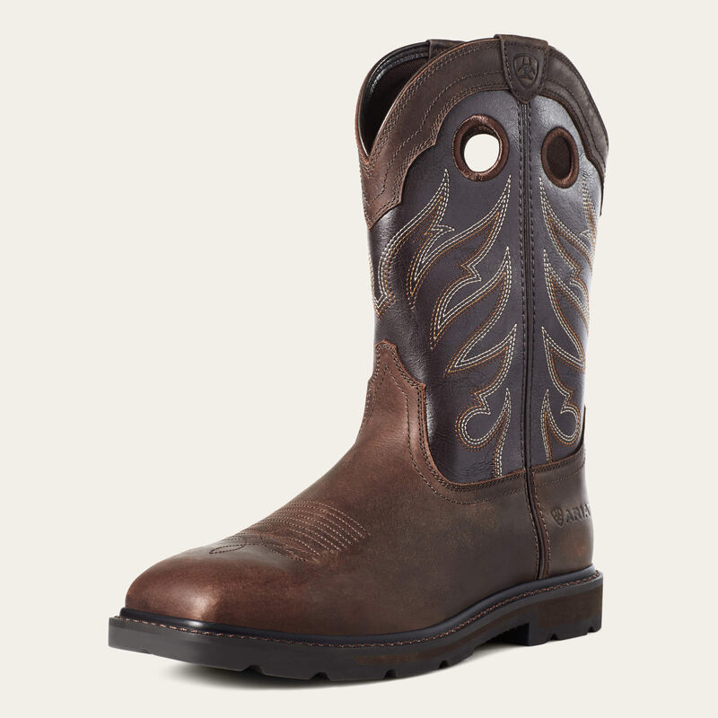 Ariat Men&#39;s Groundwork 11&quot; EH Slip Resistant Western Boot - Work World - Workwear, Work Boots, Safety Gear