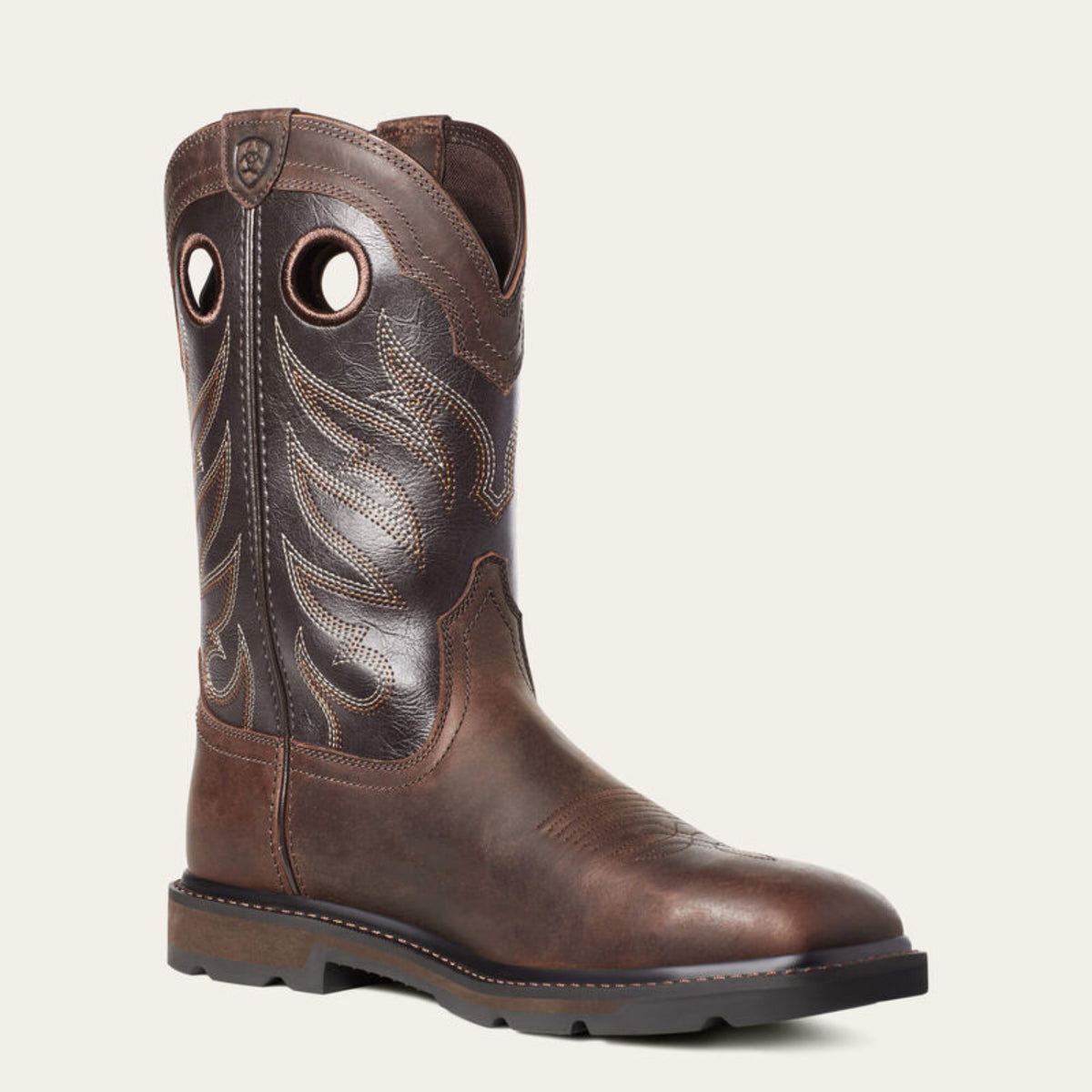 Ariat Men&#39;s Groundwork 11&quot; EH Slip Resistant Western Boot - Work World - Workwear, Work Boots, Safety Gear