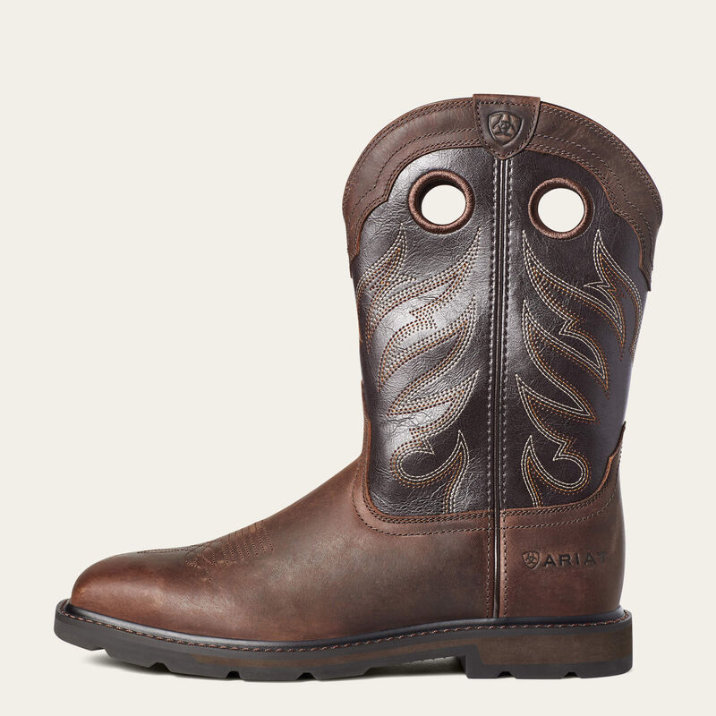Ariat Men's Groundwork 11" EH Slip Resistant Western Boot - Work World - Workwear, Work Boots, Safety Gear