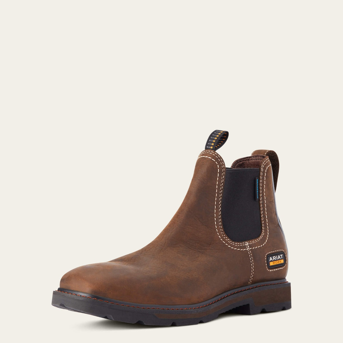 Ariat Men&#39;s Groundbreaker H2O 5&quot; Waterproof EH Chelsea Boot - Work World - Workwear, Work Boots, Safety Gear