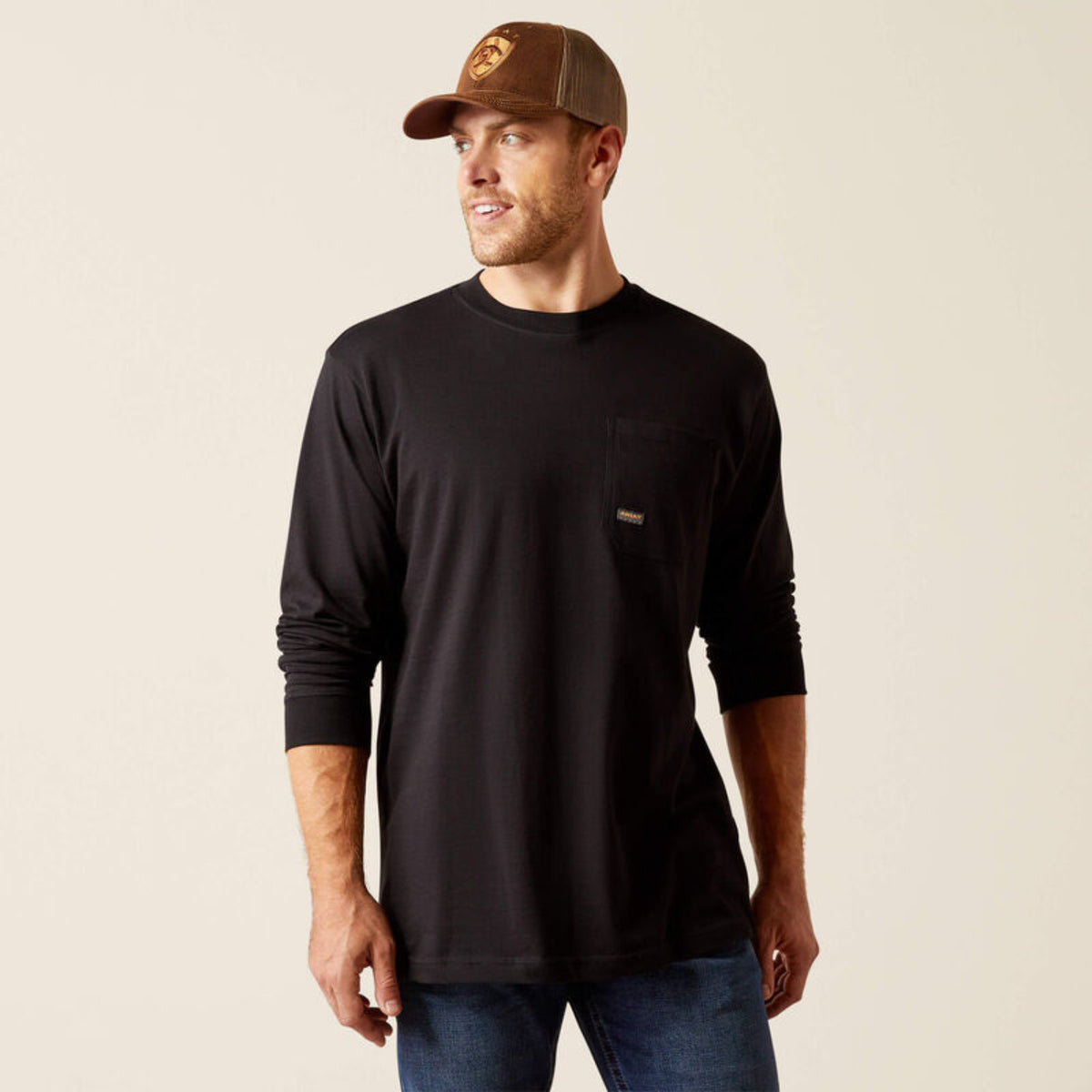 Ariat Men&#39;s Rebar CottonStrong Graphic Long Sleeve T-Shirt - Work World - Workwear, Work Boots, Safety Gear