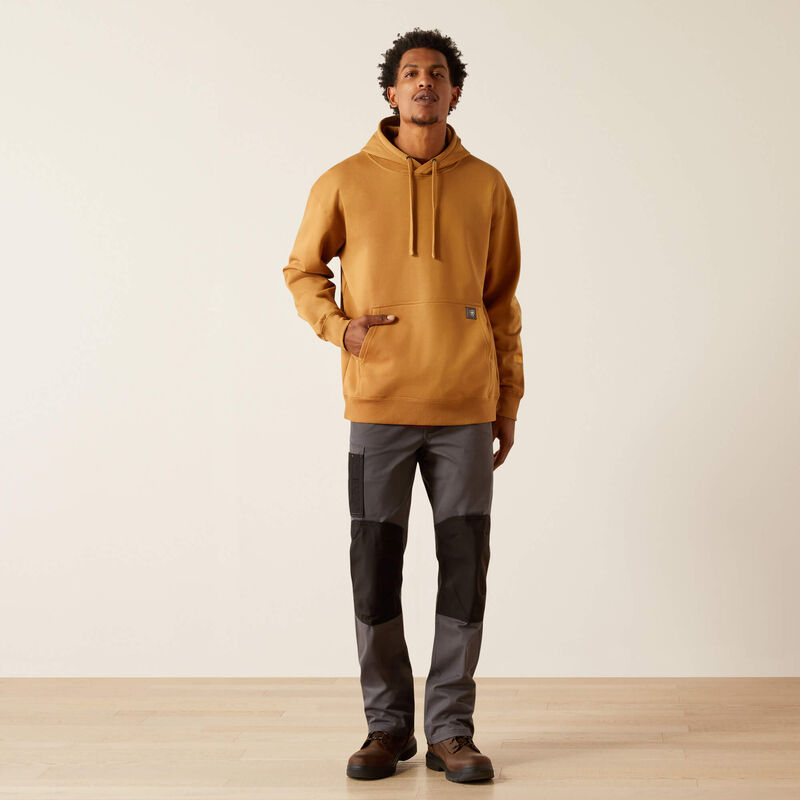 Ariat Men&#39;s Rebar Logo Graphic Sleeve Hoodie - Work World - Workwear, Work Boots, Safety Gear