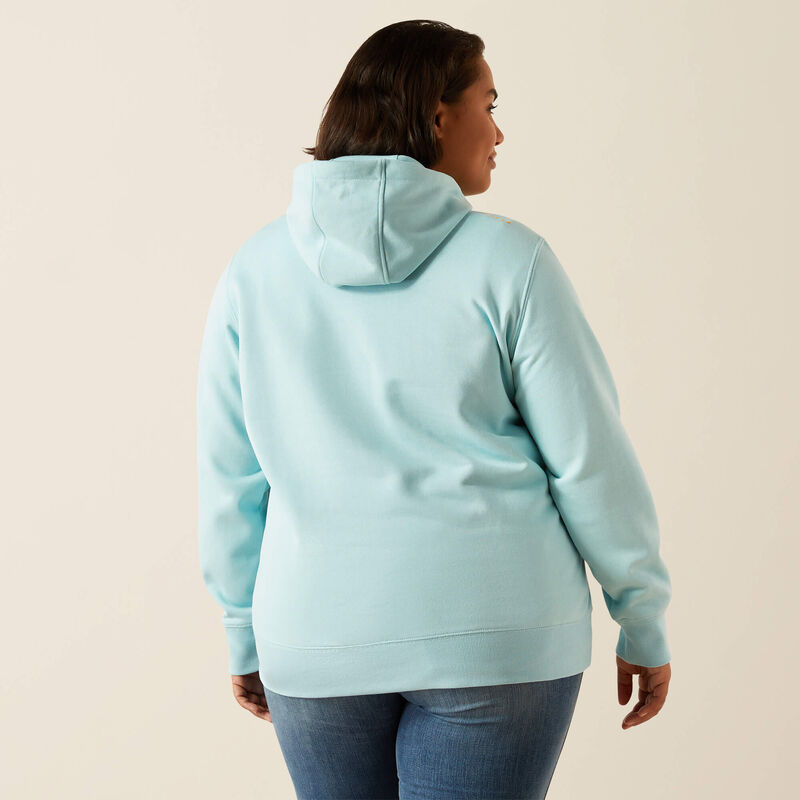 Ariat Women&#39;s Rebar Logo Graphic Sleeve Hoodie - Work World - Workwear, Work Boots, Safety Gear