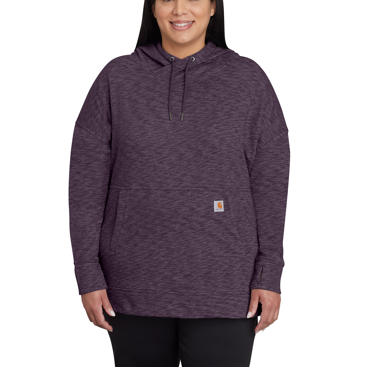 Carhartt Women&#39;s Newberry Hoodie_Nocturnal Haze Heather - Work World - Workwear, Work Boots, Safety Gear