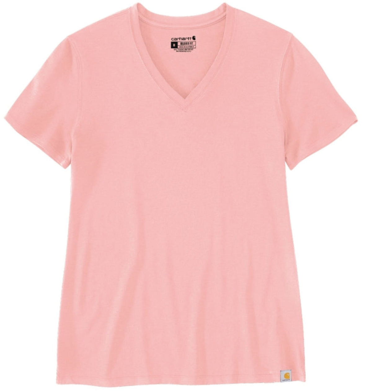 Carhartt Women&#39;s TENCEL Relaxed Fit Short Sleeve V-Neck T-Shirt - Work World - Workwear, Work Boots, Safety Gear