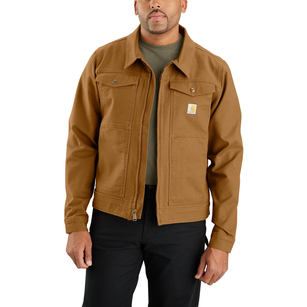 Carhartt Men&#39;s Rugged Flex® Relaxed Fit 6-Pocket Zip Jacket - Work World - Workwear, Work Boots, Safety Gear