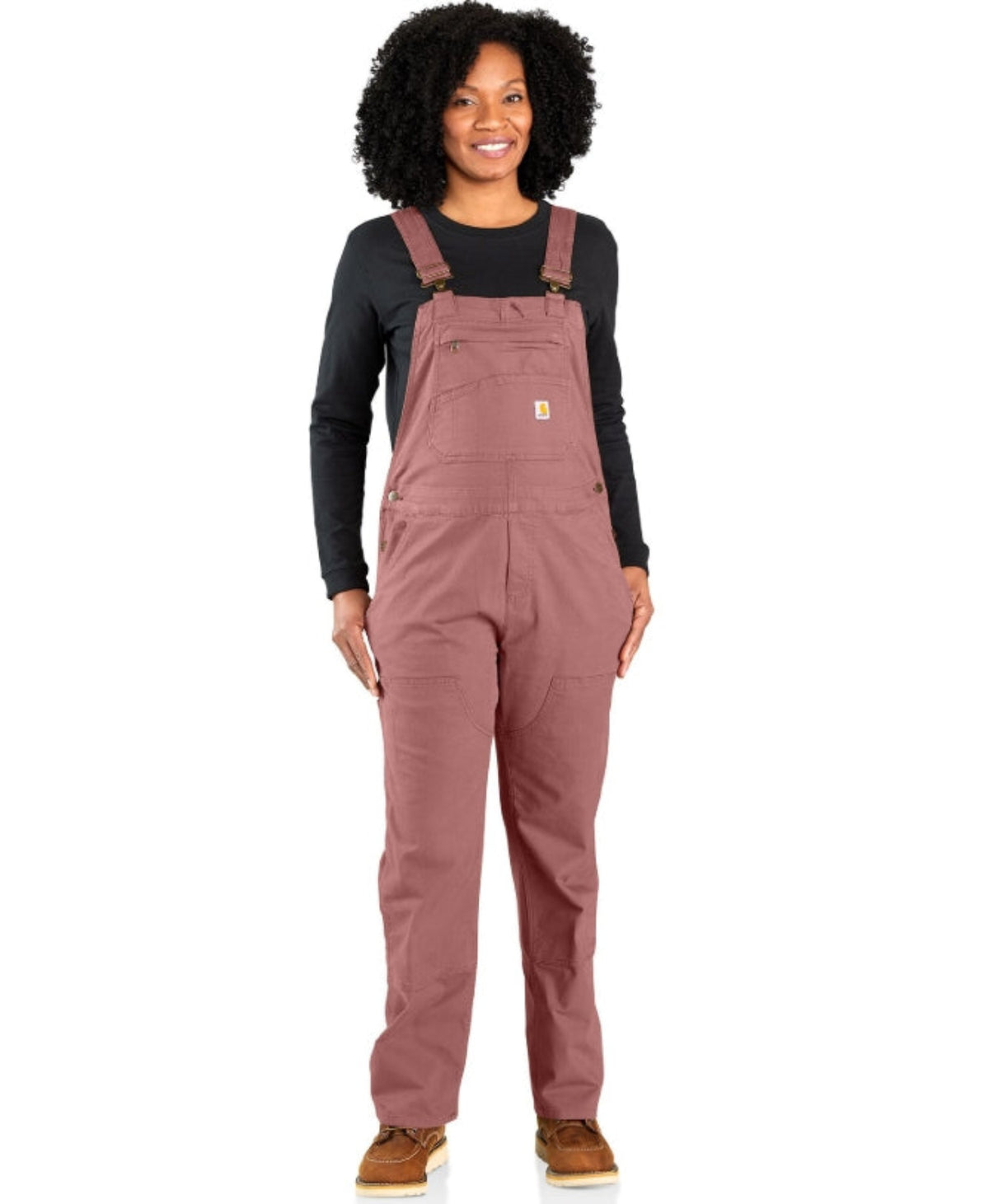 Carhartt Women&#39;s Rugged Flex® Double-Front Canvas Bib - Work World - Workwear, Work Boots, Safety Gear
