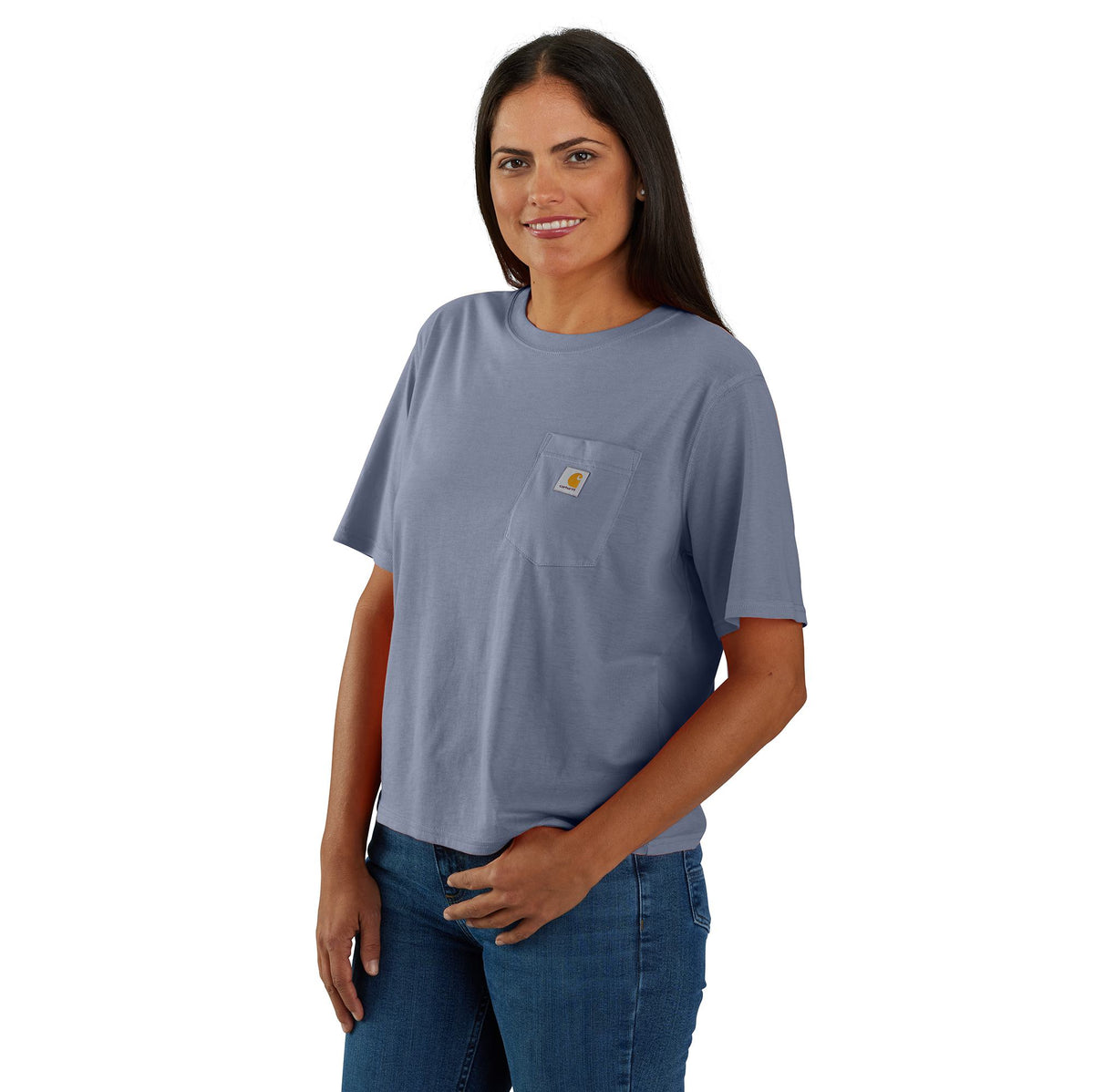 Carhartt Women&#39;s Tencel™ Loose Fit Lightweight Short Sleeve Crewneck T-Shirt - Work World - Workwear, Work Boots, Safety Gear