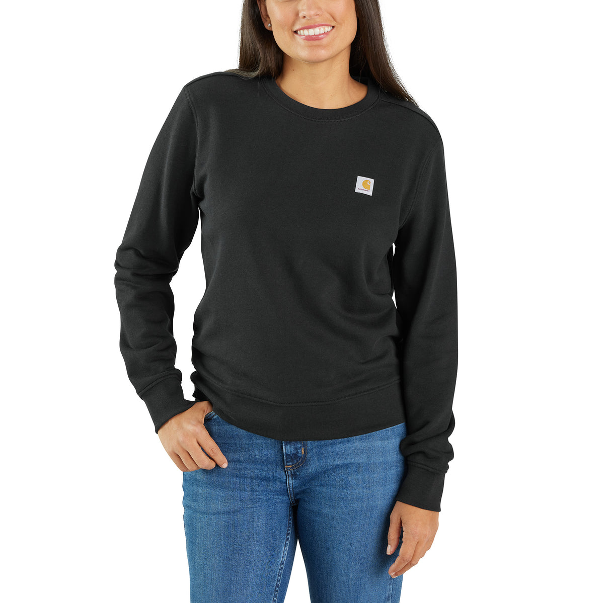 Carhartt Women&#39;s Relaxed Fit French Terry Crewneck Sweatshirt - Work World - Workwear, Work Boots, Safety Gear