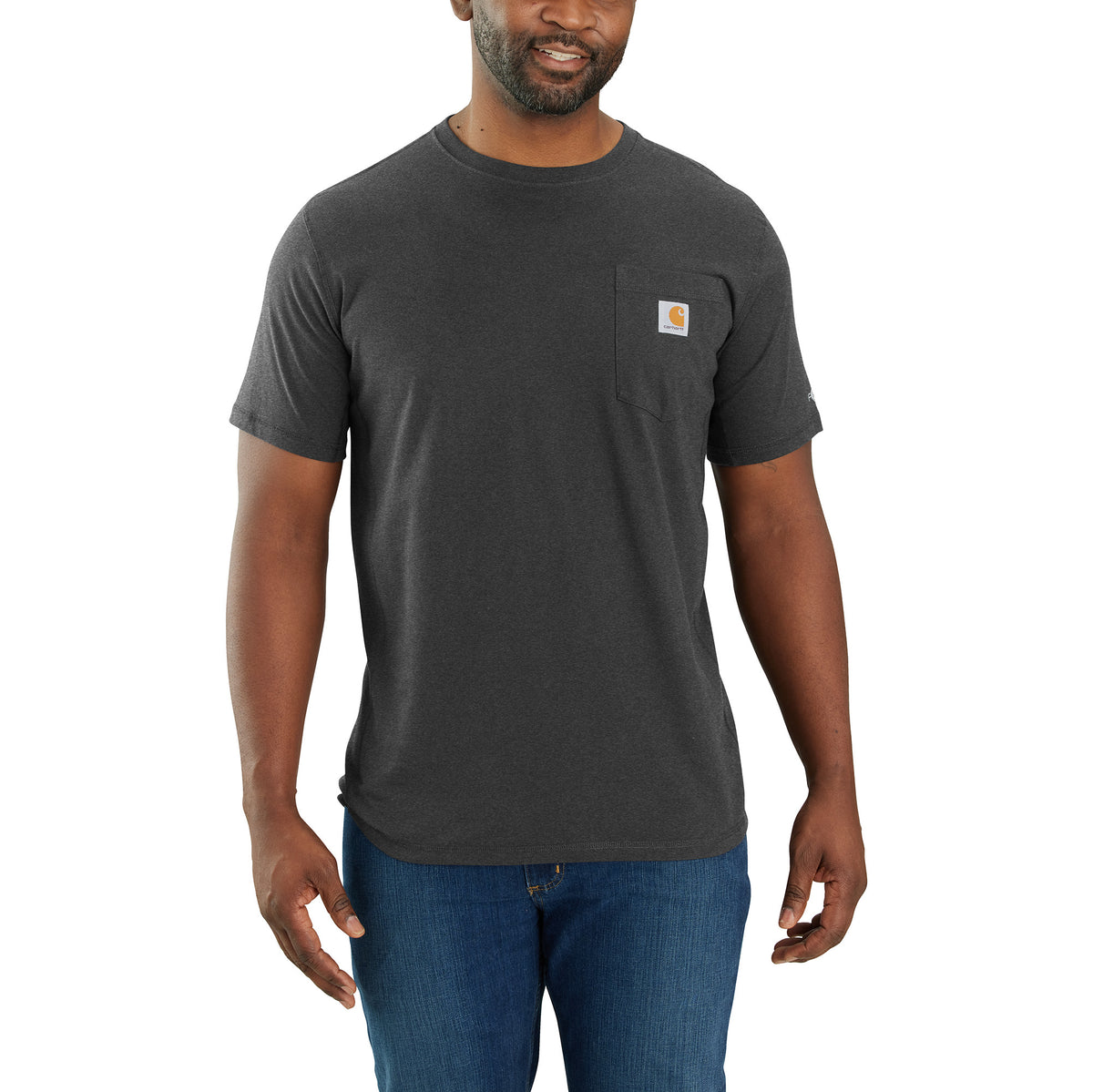 Carhartt Men&#39;s Force® Relaxed Fit Midweight Short Sleeve Pocket Tee - Work World - Workwear, Work Boots, Safety Gear