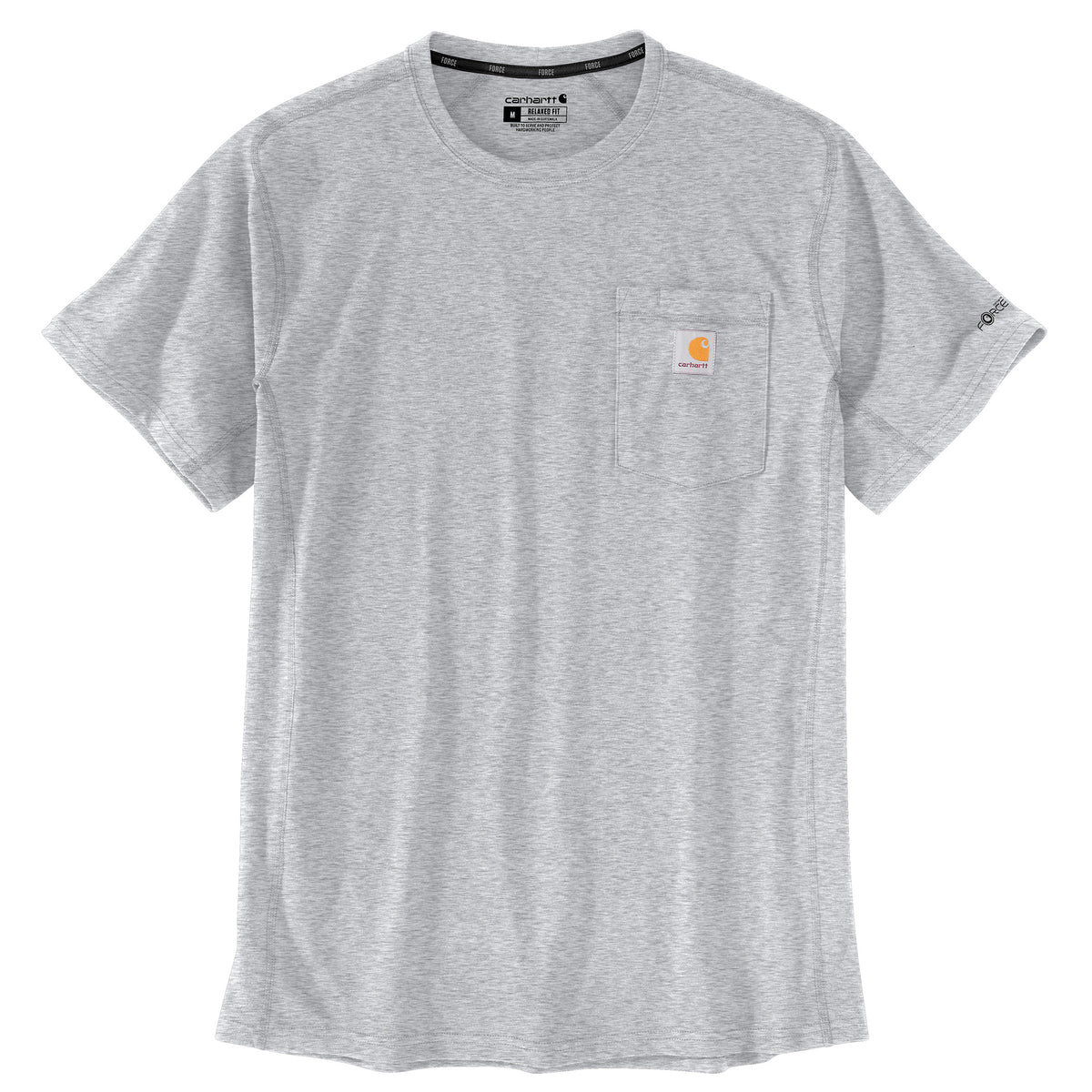 Carhartt Men&#39;s Force® Relaxed Fit Midweight Short Sleeve Pocket Tee - Work World - Workwear, Work Boots, Safety Gear