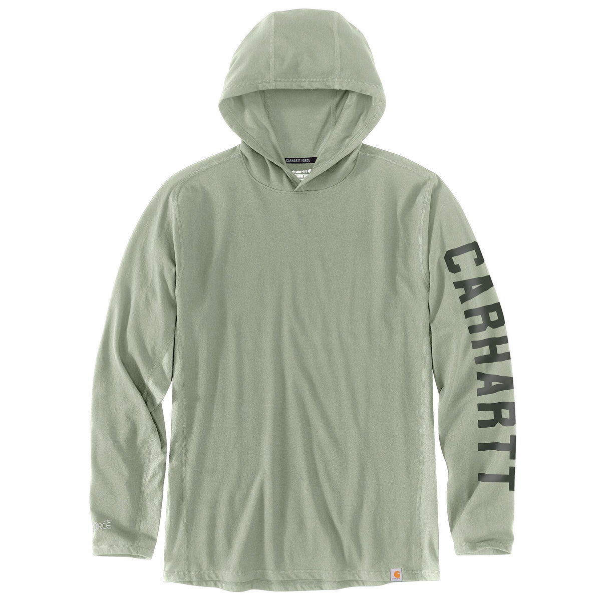 Carhartt Men&#39;s Force® Relaxed Fit Long Sleeve Logo Graphic Hooded Tee - Work World - Workwear, Work Boots, Safety Gear