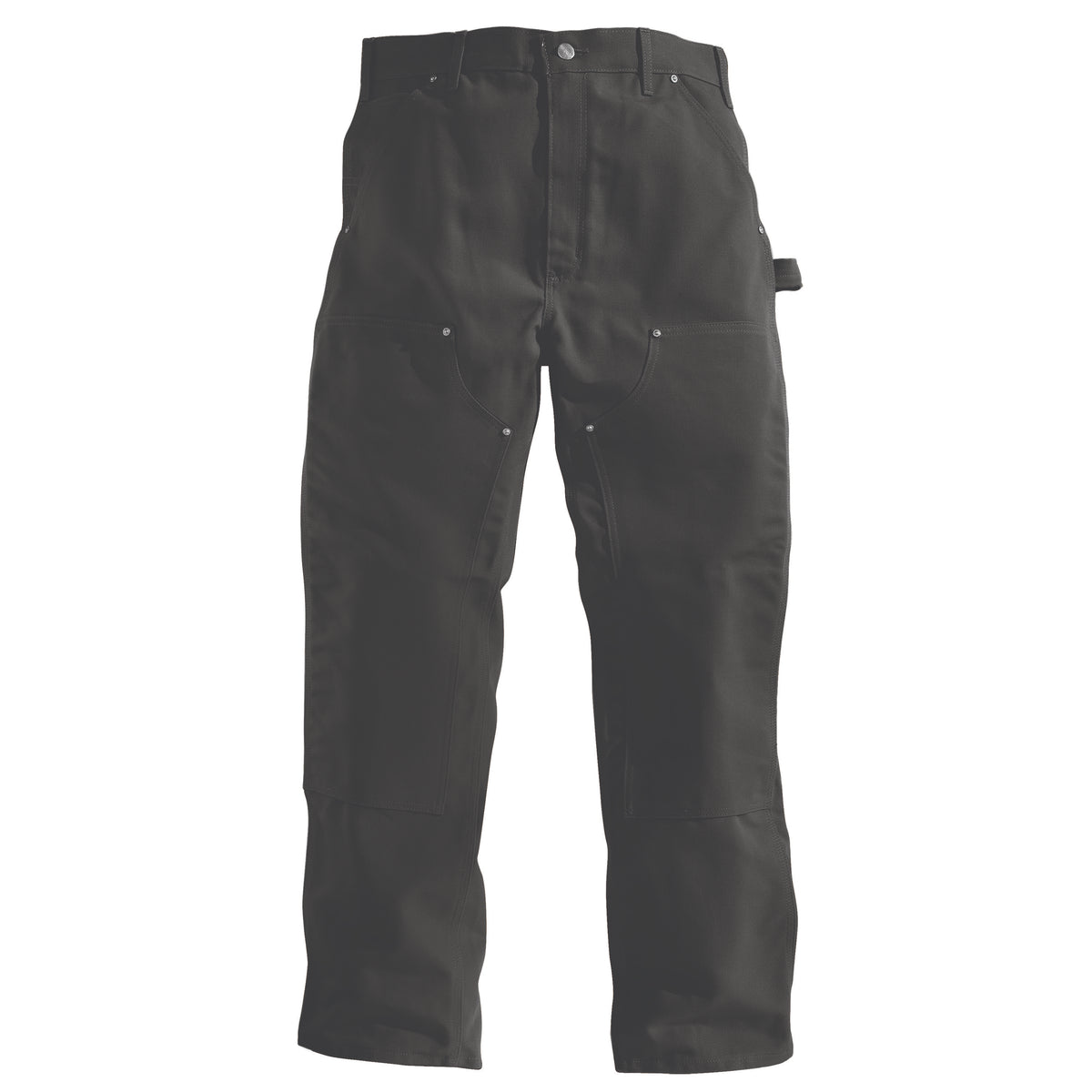 Carhartt Men&#39;s Loose Fit Firm Duck Double-Front Utility Work Pant_Black - Work World - Workwear, Work Boots, Safety Gear