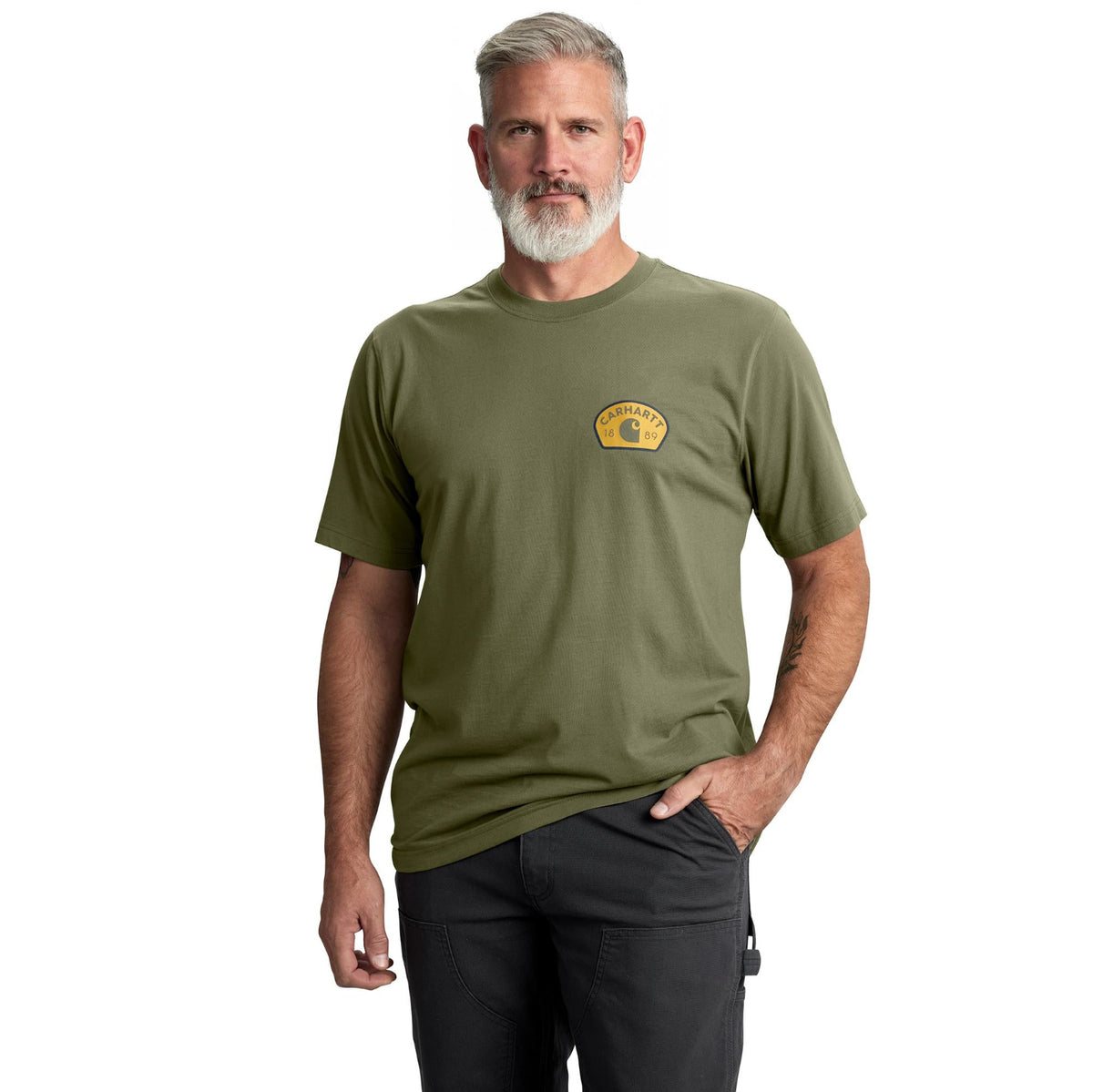 Carhartt Men&#39;s Relaxed Fit Lightweight 1889 Graphic Short-Sleeve T-Shirt - Work World - Workwear, Work Boots, Safety Gear