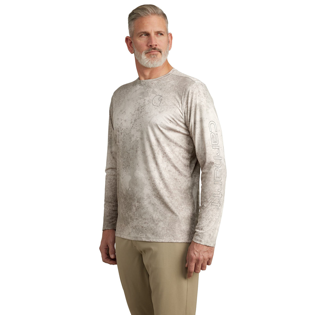 Carhartt Men&#39;s Force Sun Defender™ UPF50+ Lightweight Long Sleeve T-Shirt - Work World - Workwear, Work Boots, Safety Gear