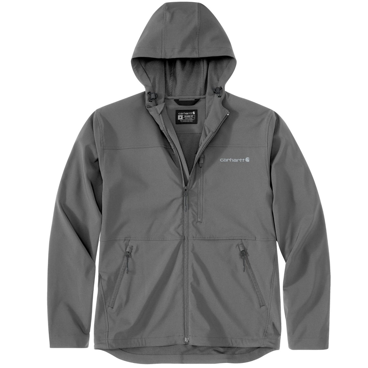 Carhartt Men&#39;s Force® Sun Defender™ Water Repellent Hooded Jacket - Work World - Workwear, Work Boots, Safety Gear