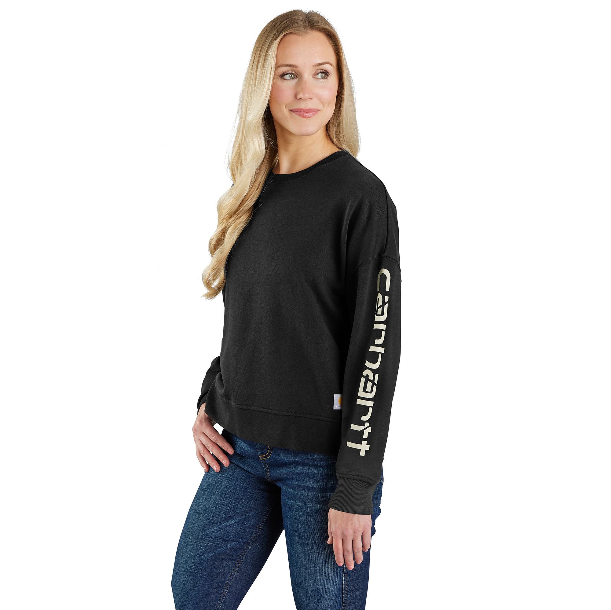 Carhartt Women's TENCEL Loose Fit Graphic Sleeve Sweatshirt - Work World - Workwear, Work Boots, Safety Gear