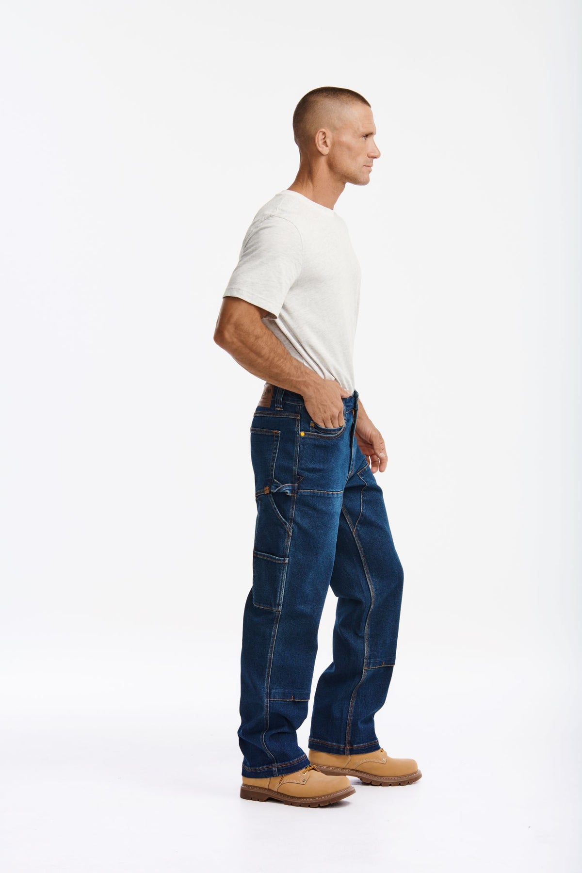 CAT Men&#39;s D3 Double Front Relaxed Fit Carpenter Jean - Work World - Workwear, Work Boots, Safety Gear