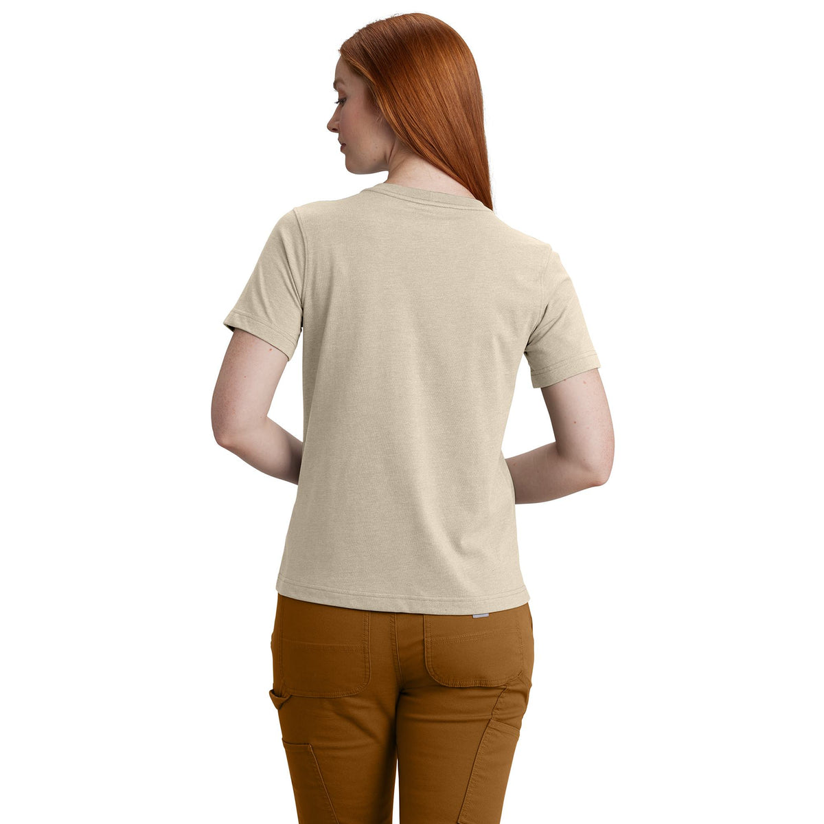 Carhartt Women&#39;s Relaxed Fit Lightweight Chest Pocket Short Sleeve T-Shirt - Work World - Workwear, Work Boots, Safety Gear