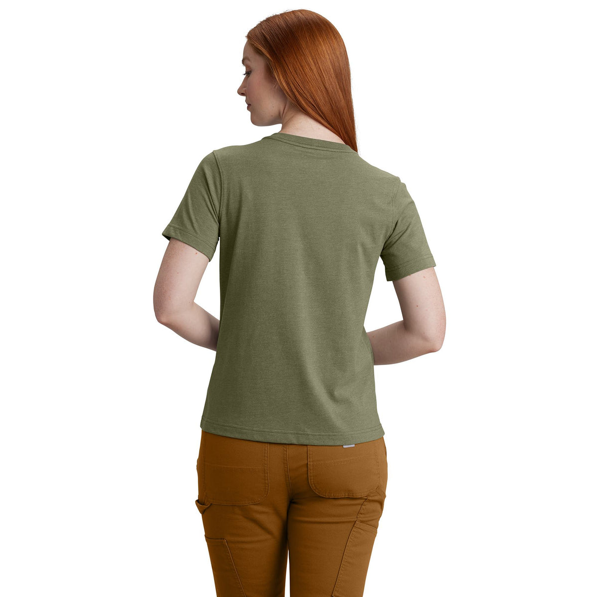 Carhartt Women&#39;s Relaxed Fit Lightweight Chest Pocket Short Sleeve T-Shirt - Work World - Workwear, Work Boots, Safety Gear