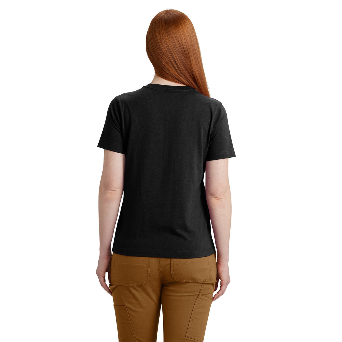 Carhartt Women&#39;s Relaxed Fit Lightweight Chest Pocket Short Sleeve T-Shirt - Work World - Workwear, Work Boots, Safety Gear
