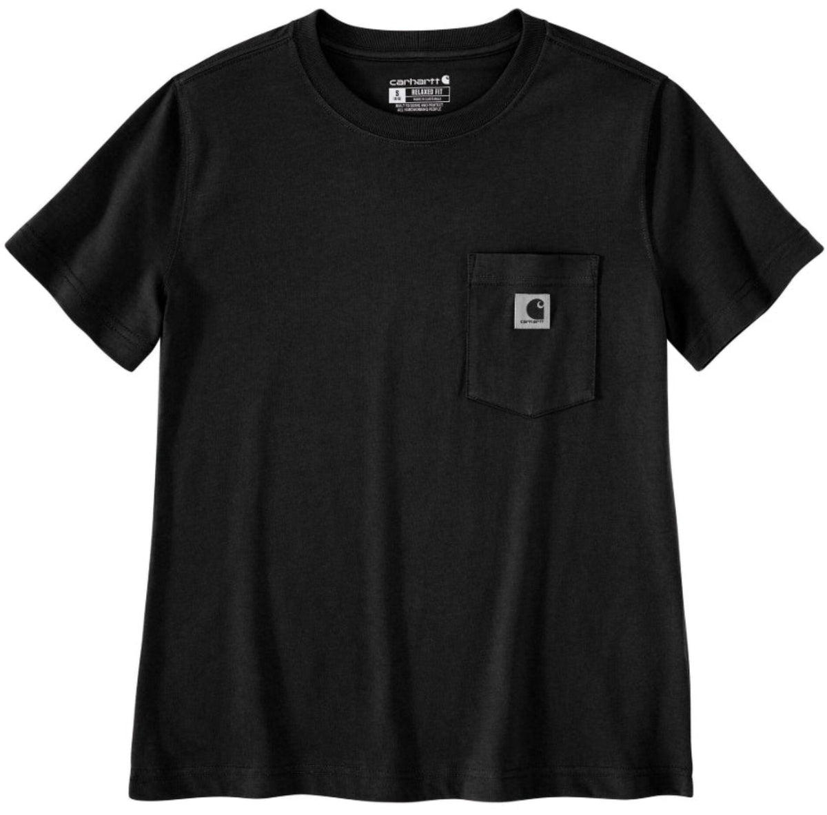 Carhartt Women&#39;s Relaxed Fit Lightweight Chest Pocket Short Sleeve T-Shirt - Work World - Workwear, Work Boots, Safety Gear