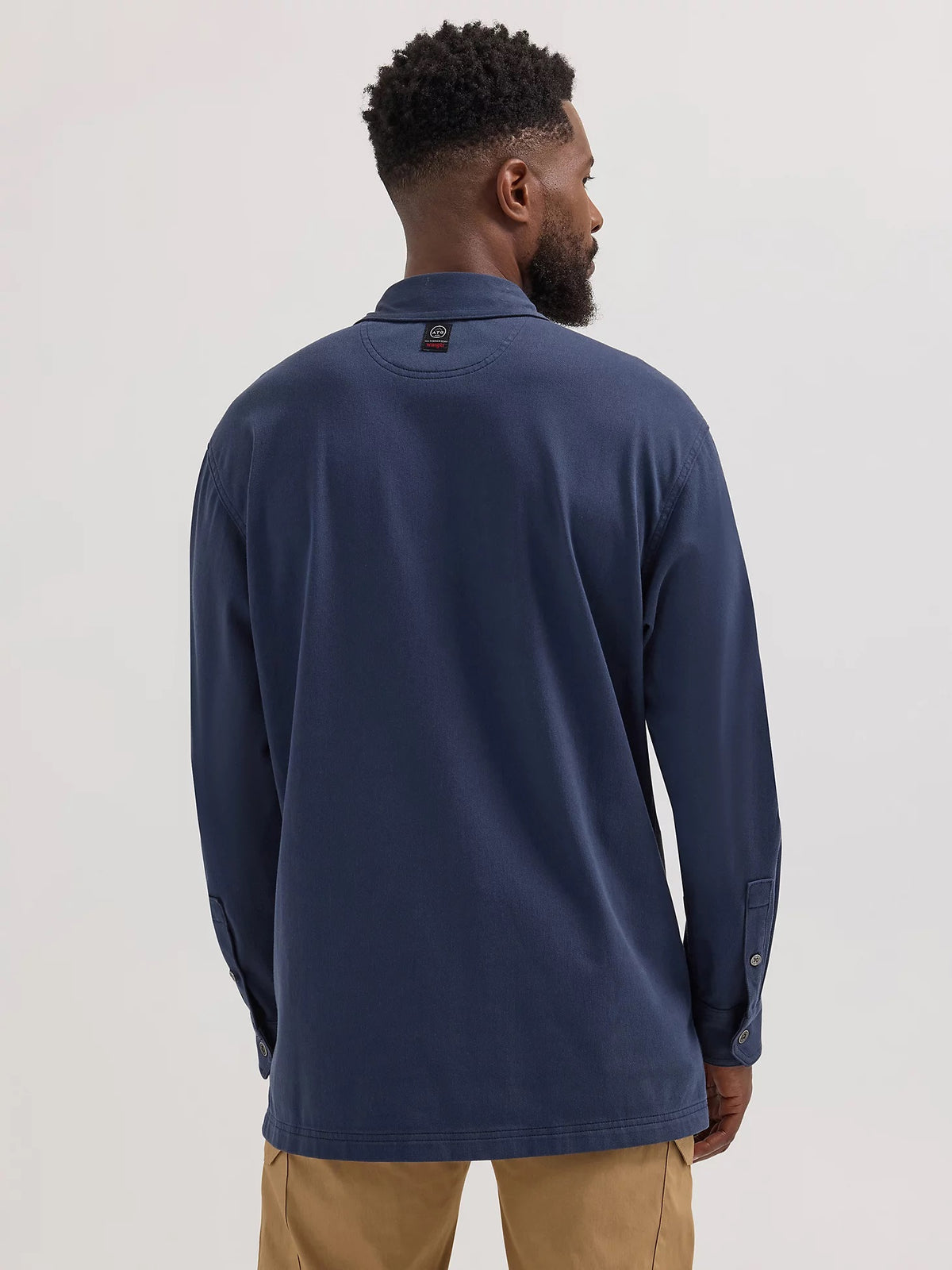 Wrangler ATG Men&#39;s Knit Button-Down Long Sleeve Work Shirt - Work World - Workwear, Work Boots, Safety Gear