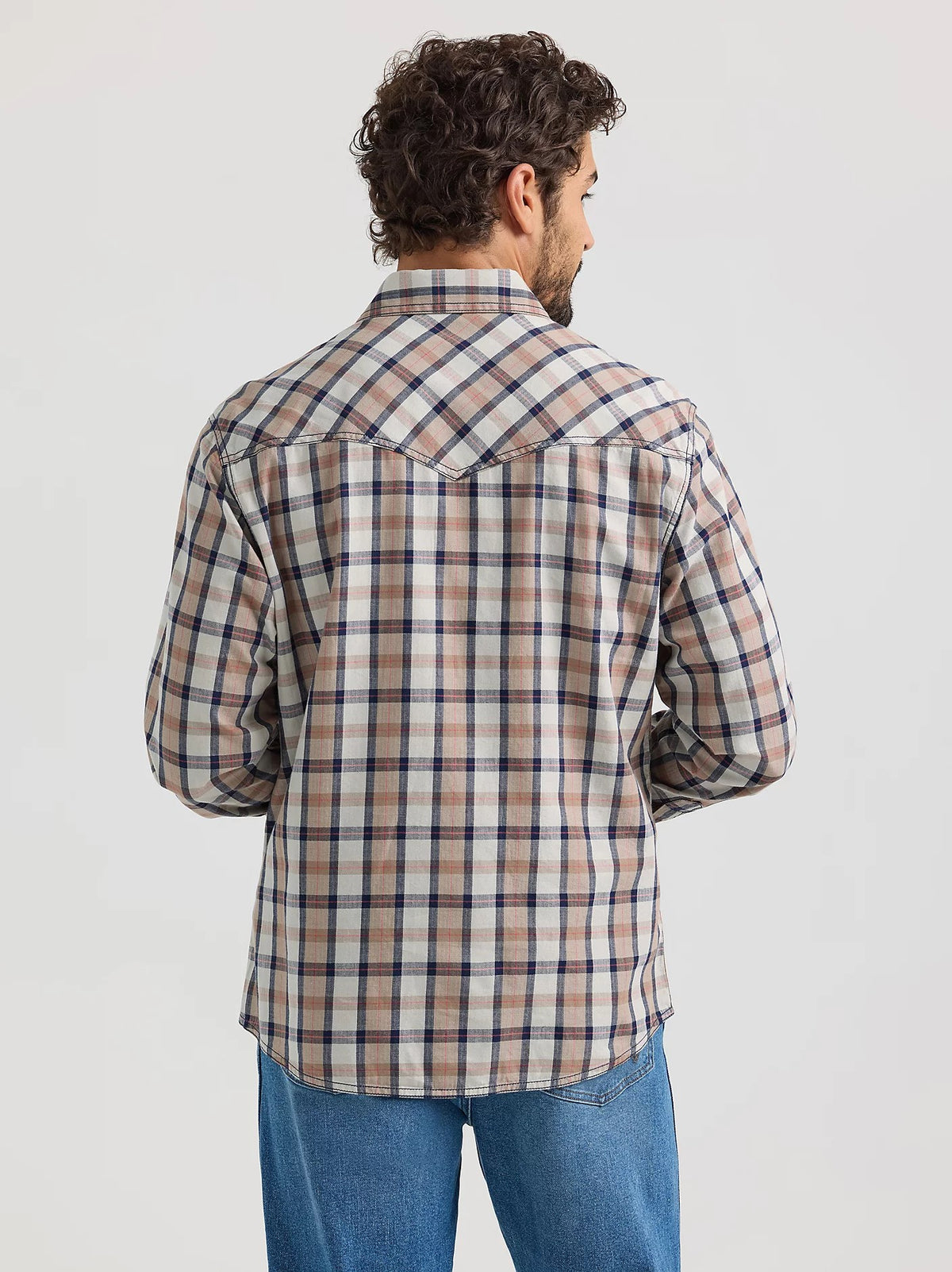 Wrangler Men&#39;s Retro® Premium Snap-Up Plaid Long Sleeve Work Shirt - Work World - Workwear, Work Boots, Safety Gear