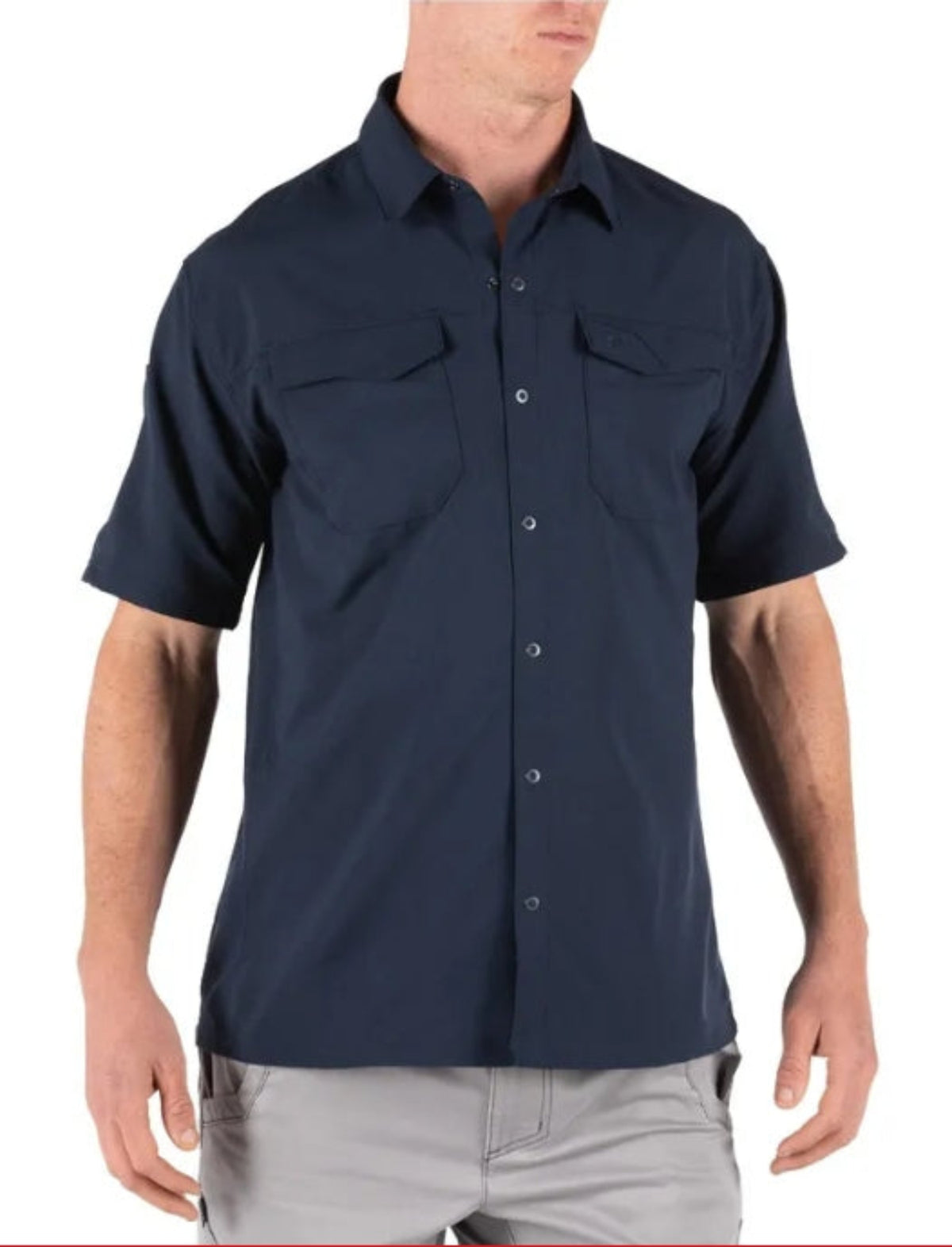 5.11 Tactical Men&#39;s Aerial Snap-Front Wicking Short Sleeve Work Shirt - Work World - Workwear, Work Boots, Safety Gear