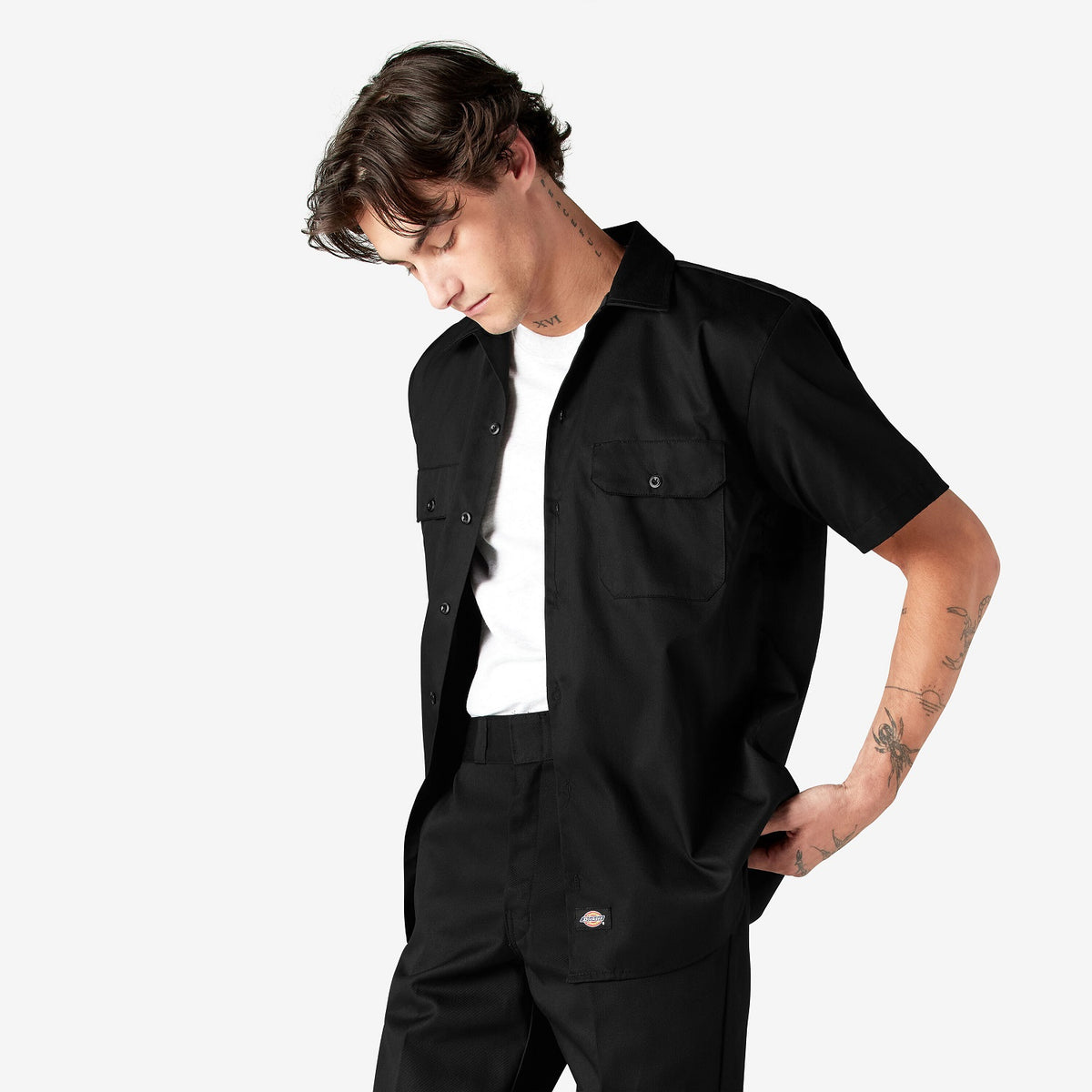 Dickies Men&#39;s Short Sleeve Work Shirt - Work World - Workwear, Work Boots, Safety Gear