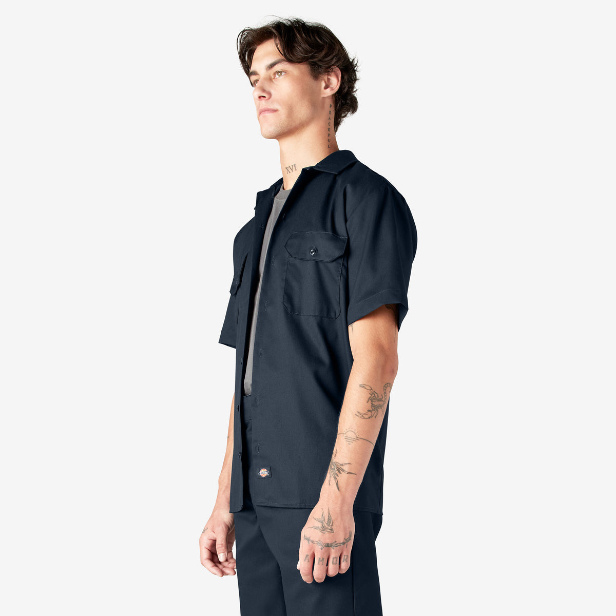 Dickies Men&#39;s Short Sleeve Work Shirt - Work World - Workwear, Work Boots, Safety Gear