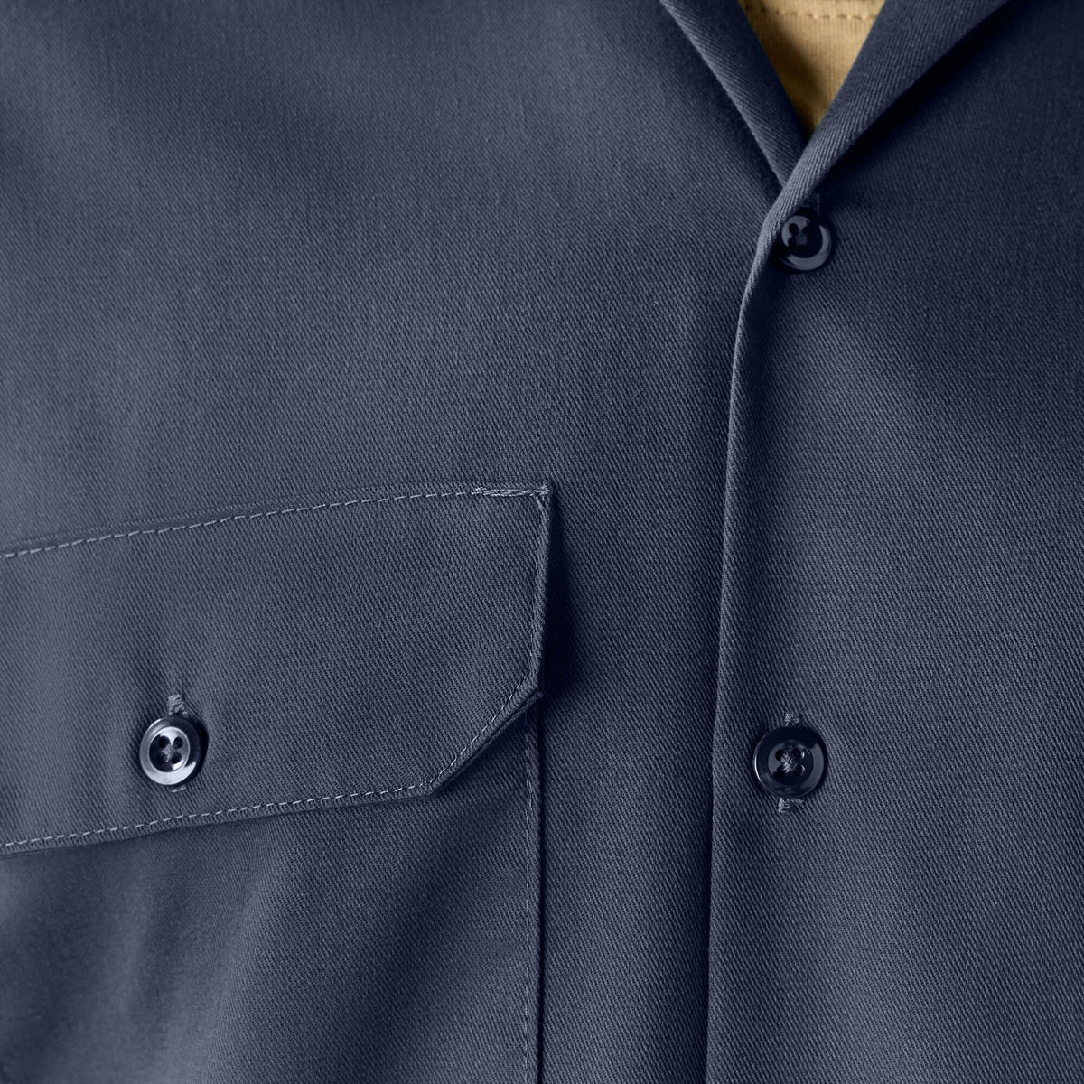 Dickies Men&#39;s Short Sleeve Work Shirt_Navy - KEEP OFFLINE, PFAS - Work World - Workwear, Work Boots, Safety Gear