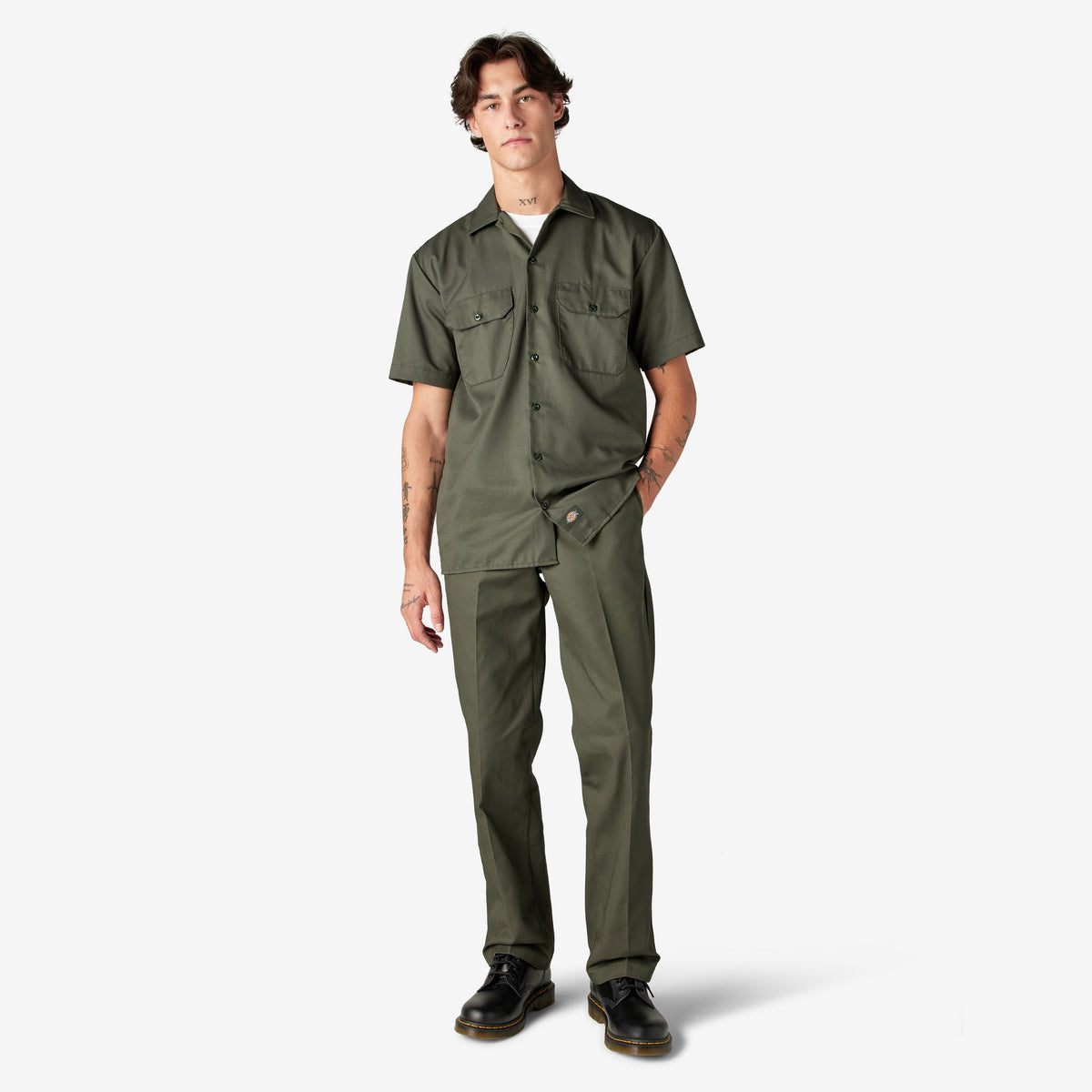 Dickies Men&#39;s Short Sleeve Work Shirt