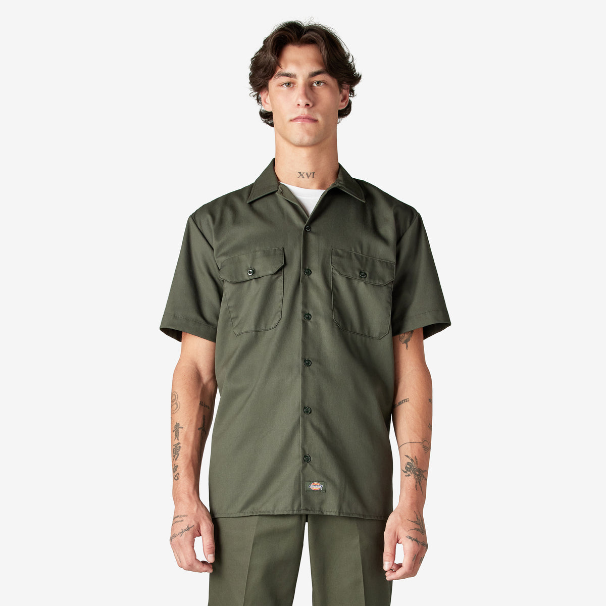 Dickies Men&#39;s Short Sleeve Work Shirt