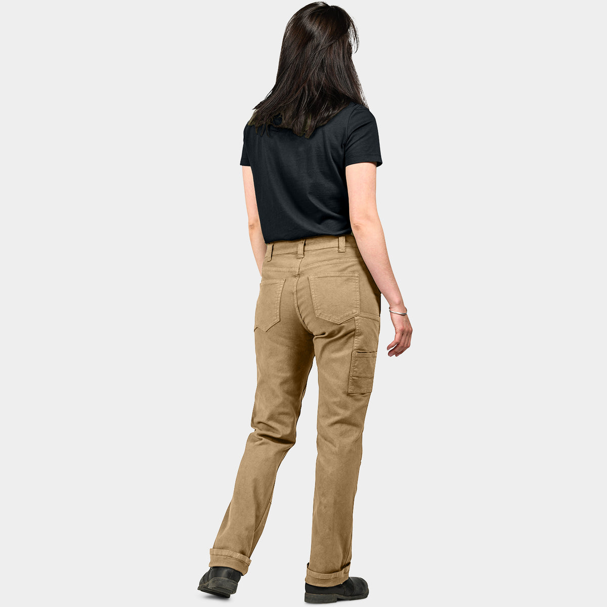 Dovetail Workwear Women&#39;s GO TO Double-Front Canvas Stretch Pant - Work World - Workwear, Work Boots, Safety Gear