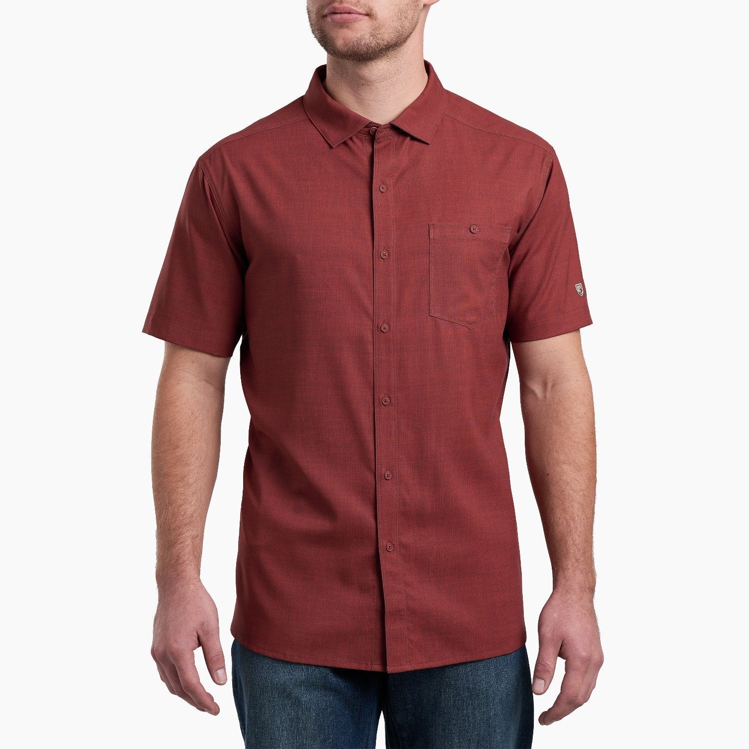 KÜHL Men's Persuadr UPF-50 Button-Down Short Sleeve Shirt - Work World - Workwear, Work Boots, Safety Gear
