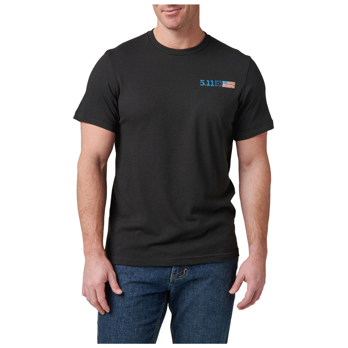 5.11 Tactical Men&#39;s American Flag Short Sleeve T-Shirt - Work World - Workwear, Work Boots, Safety Gear