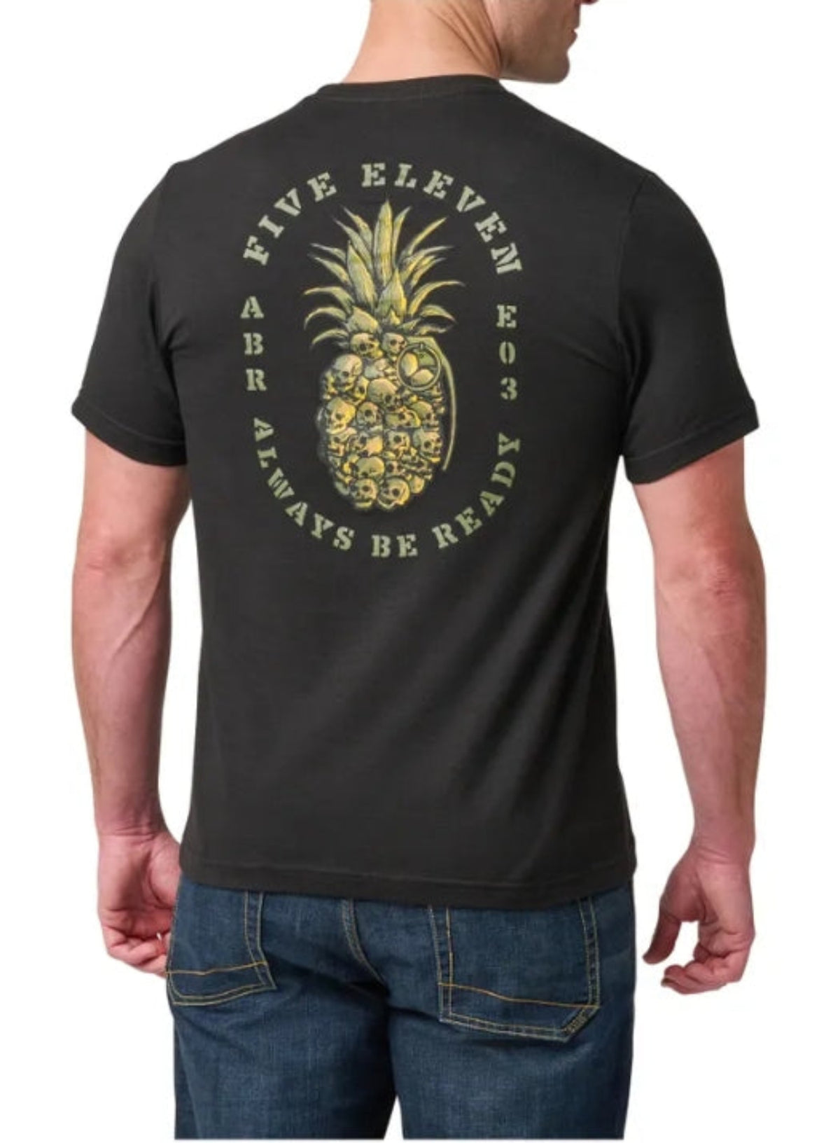 5.11 Tactical Men&#39;s ABR Island Pineapple Graphic Short Sleeve T-Shirt- - Work World - Workwear, Work Boots, Safety Gear