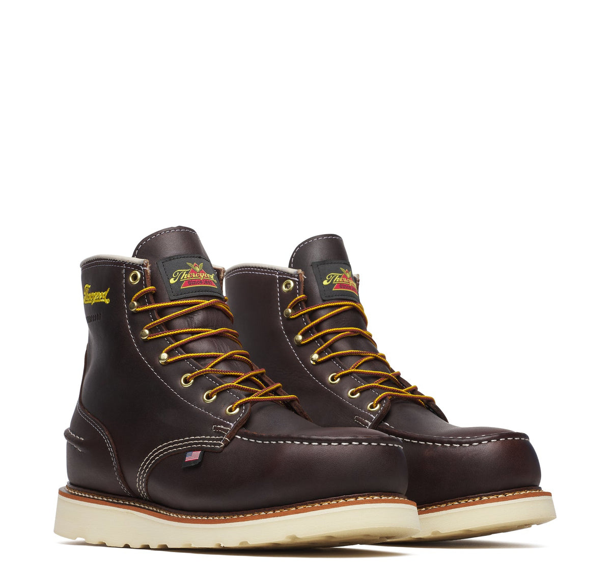 Thorogood Men&#39;s 1957 Series 6&quot; Moc Toe Waterproof MAXWear Wedge Boot - Work World - Workwear, Work Boots, Safety Gear