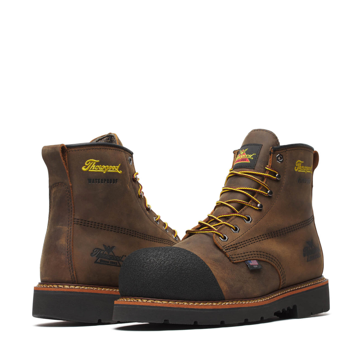Thorogood Men&#39;s Hammerhead Waterproof 6&quot; Nano Toe Work Boot - Work World - Workwear, Work Boots, Safety Gear