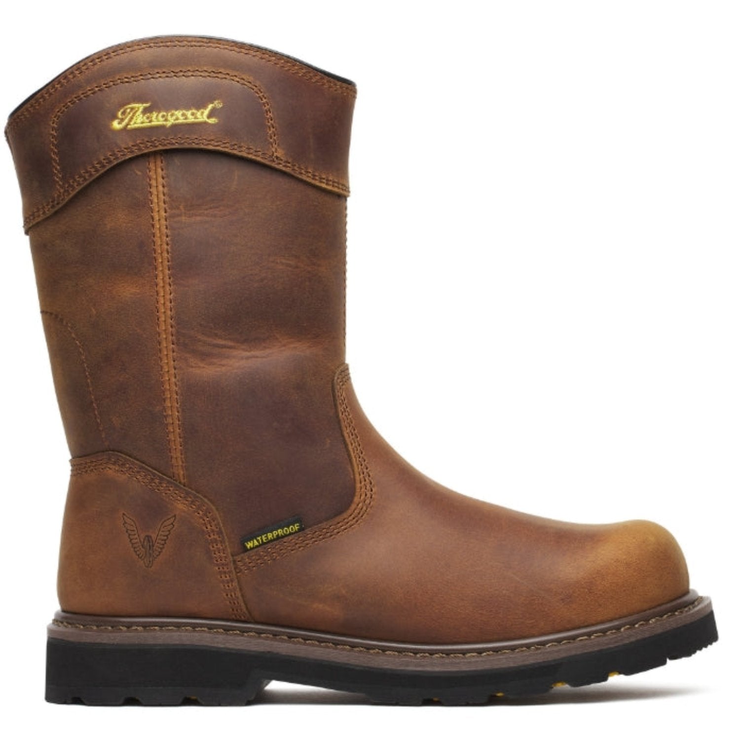 Thorogood Men's Jobsite Waterproof 11" Safety Toe Wellington Boot - Work World - Workwear, Work Boots, Safety Gear