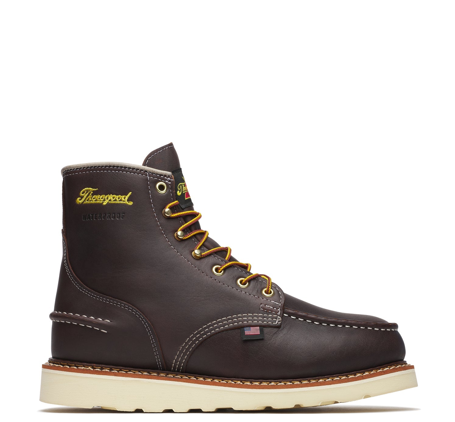 Thorogood Men's 1957 Series Moc Toe Waterproof 6" Boot_Briar Pitstop - Work World - Workwear, Work Boots, Safety Gear