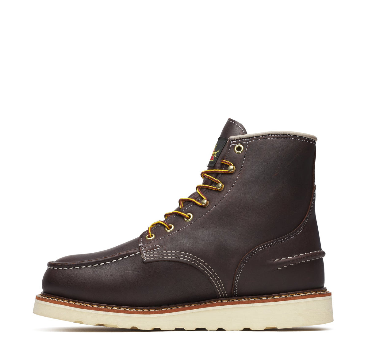 Thorogood Men&#39;s 1957 Series Moc Toe Waterproof 6&quot; Boot_Briar Pitstop - Work World - Workwear, Work Boots, Safety Gear