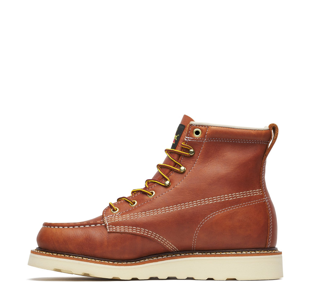 Thorogood Men&#39;s American Heritage MAXWear Wedge 6&quot; Soft Toe Work Boot_Tobacco - Work World - Workwear, Work Boots, Safety Gear